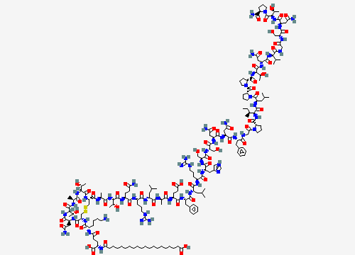 2D chemical structure of Cagrilintide