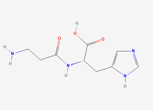 2D chemical structure of Carnosine