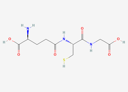 2D chemical structure of Glutathione