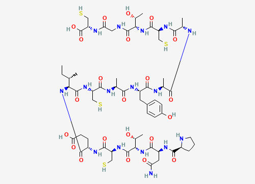 2D chemical structure of Guanylin