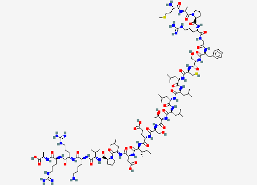 2D chemical structure of Humanin