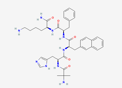 2D chemical structure of Ipamorelin