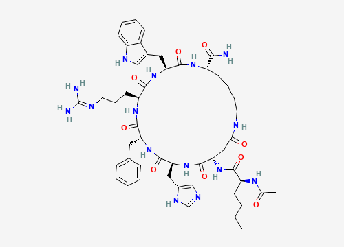 2D chemical structure of Melanotan II