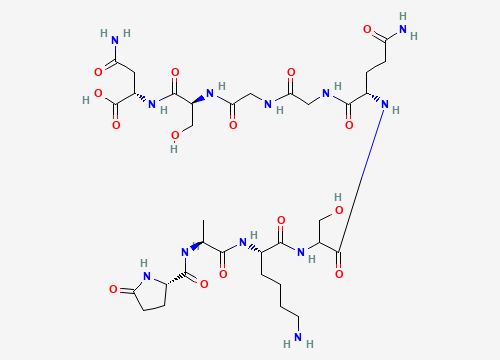 2D chemical structure of Thymulin